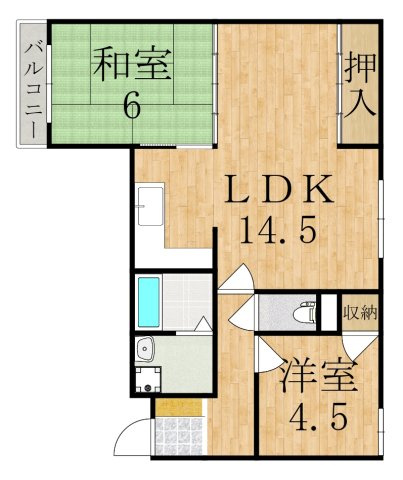 アーバンアネックスの間取り