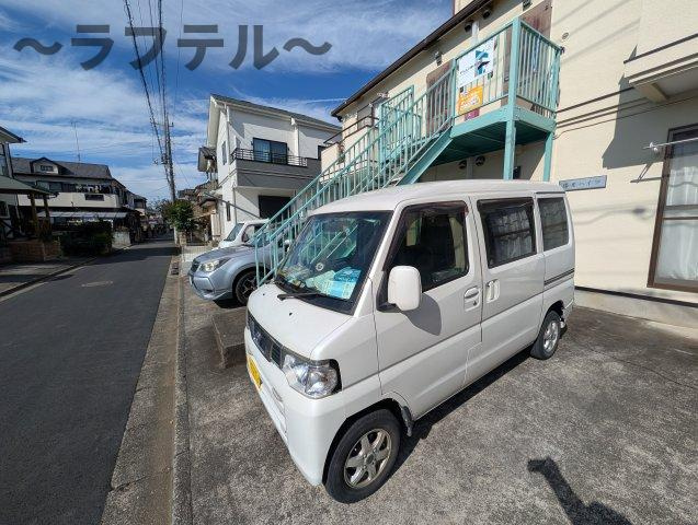 所沢市若狭１丁目のアパートの駐車場