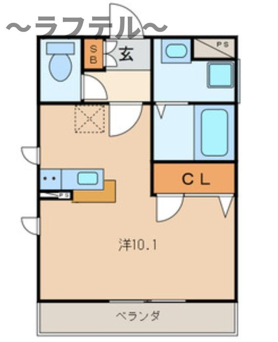 シャーメゾン所沢の間取り