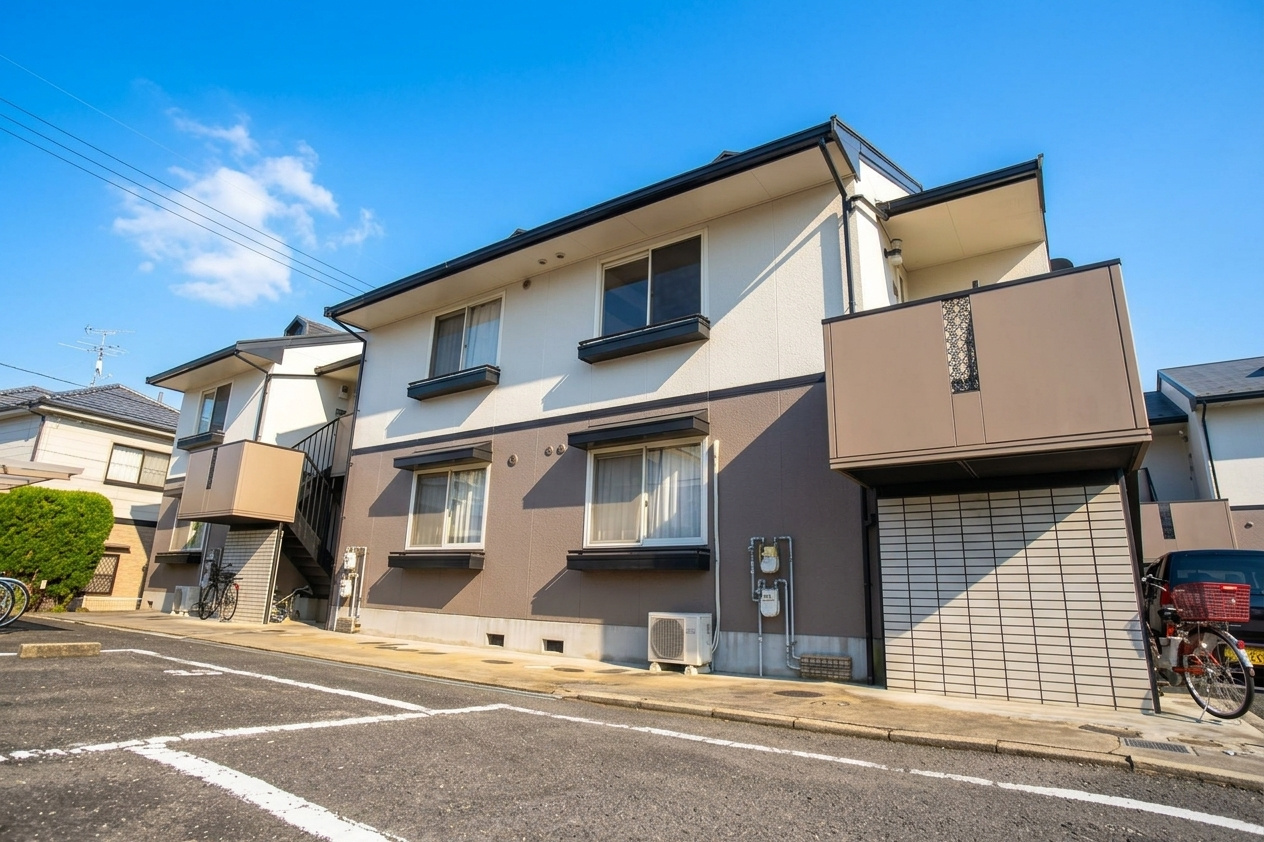 奈良市六条２丁目のアパートの外観