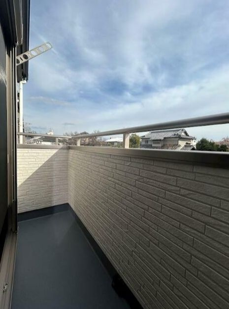 新築貸戸建住宅のバルコニー