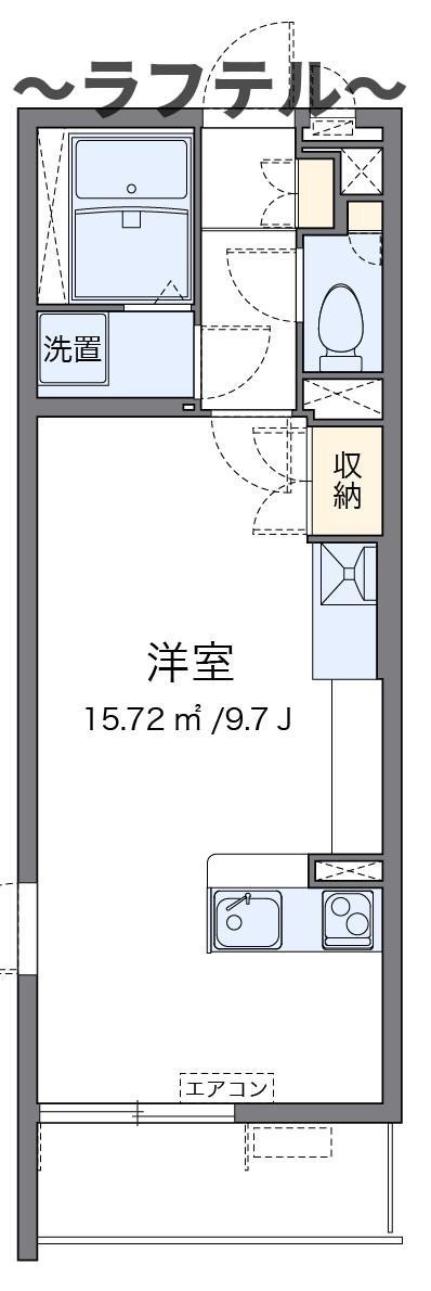狭山市富士見１丁目のアパートの間取り