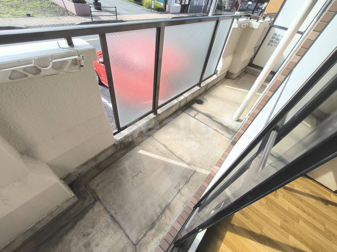 三鷹市北野２丁目の賃貸マンションのバルコニー