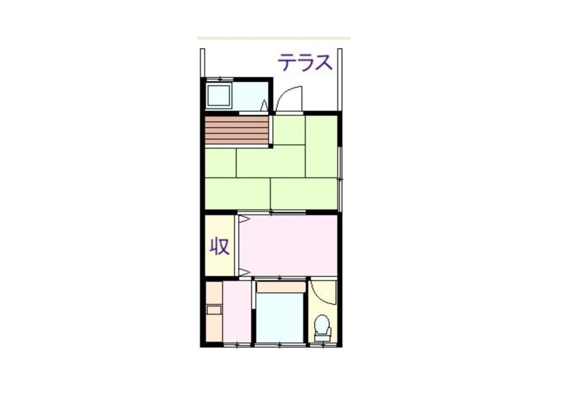 六条1丁目戸建の間取り