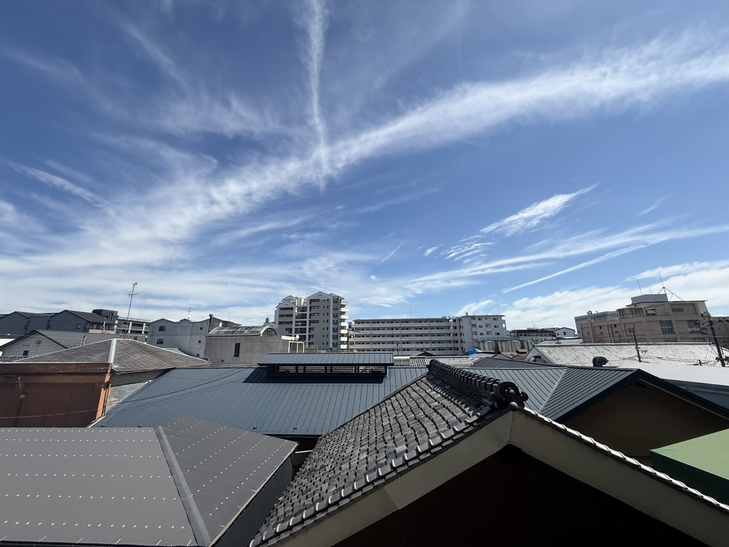 ハイツ伏見桃山の展望|お部屋からの景色です