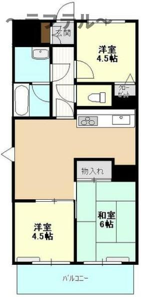 グリーンコート入間の間取り