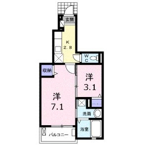 プリムローズⅡの間取り