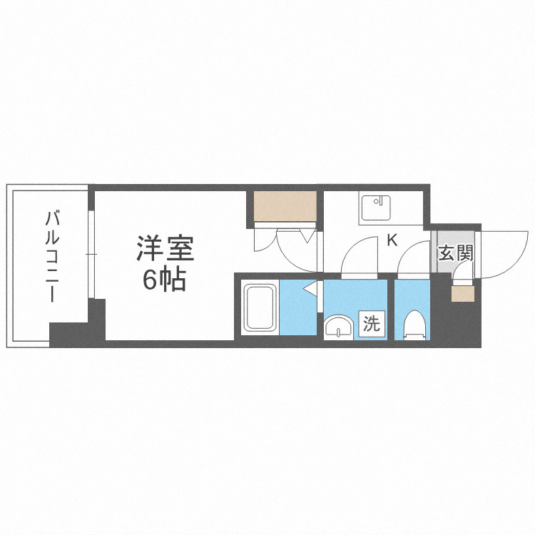 エスリード天王寺町北の間取り