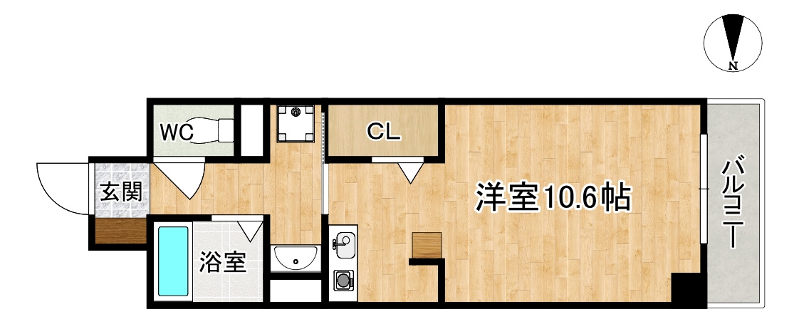 フレアコート奈良の間取り