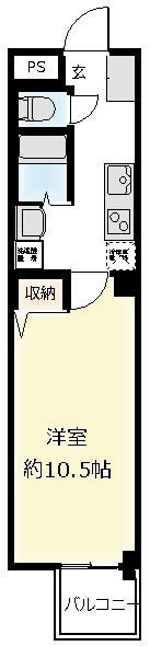 昭和町エクセルハイツの間取り