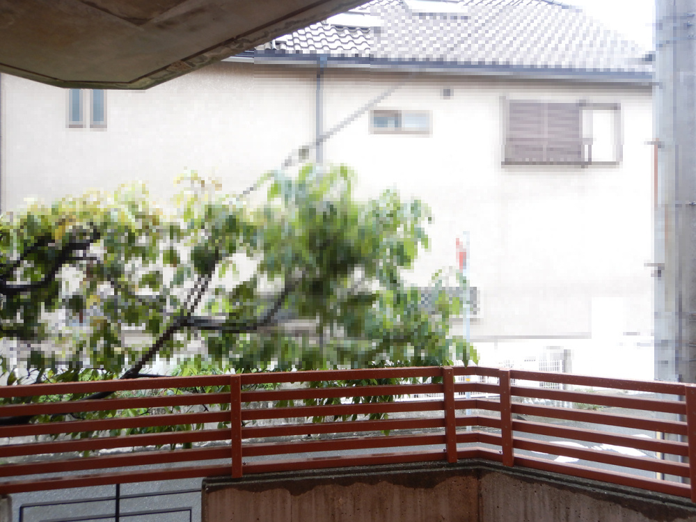 インペリアル砂山のバルコニー