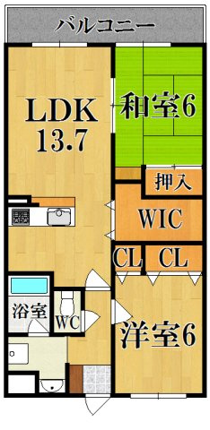 リジェール菅原の間取り