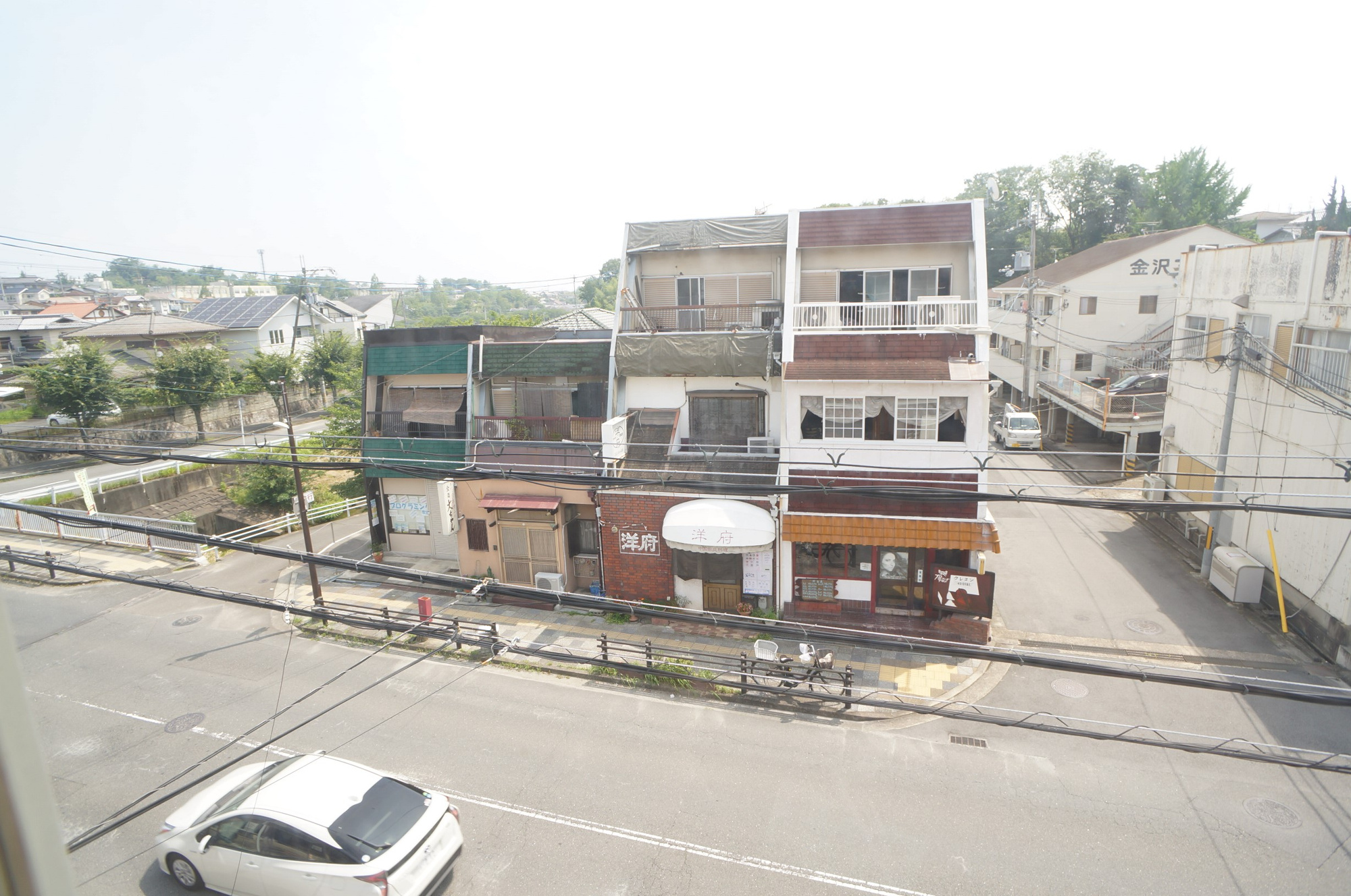 みるく学園前のバルコニー