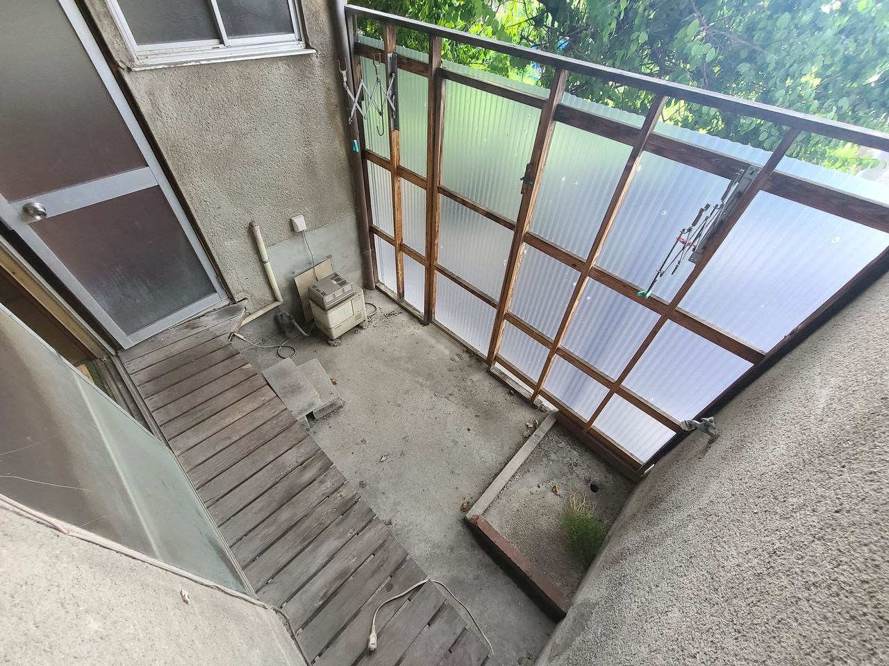 杉ノ荘のバルコニー