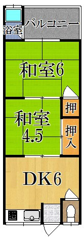 杉ノ荘の間取り