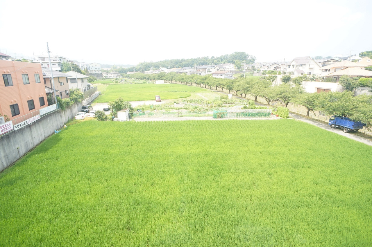 みるく学園前のバルコニー