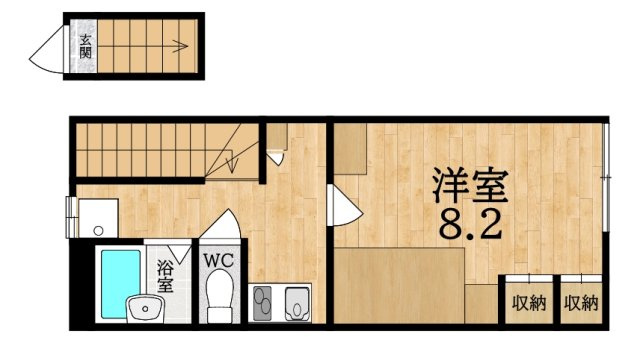 レオパレスセドナの間取り