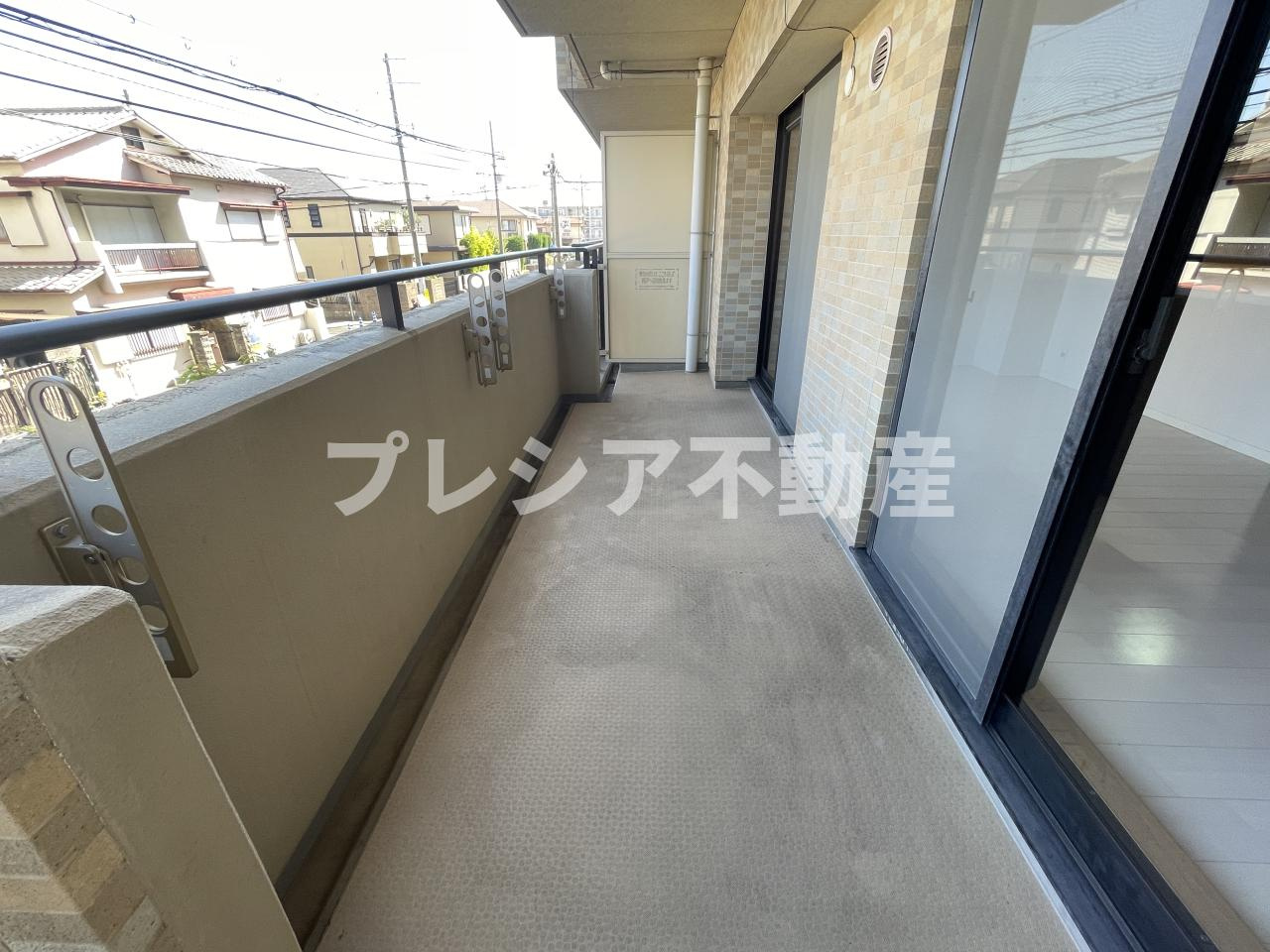 甲子園四番町ハイツのバルコニー