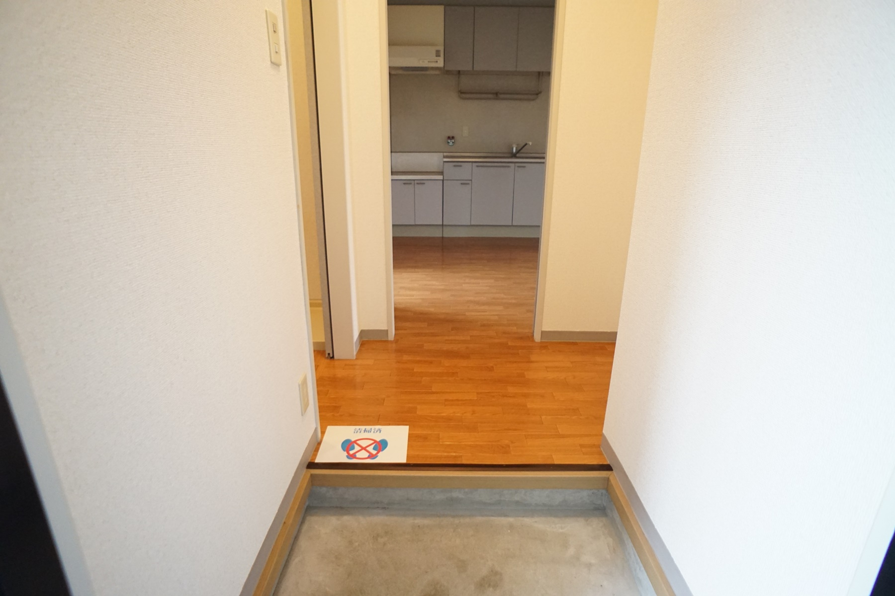 コスモス結崎　Ａの玄関
