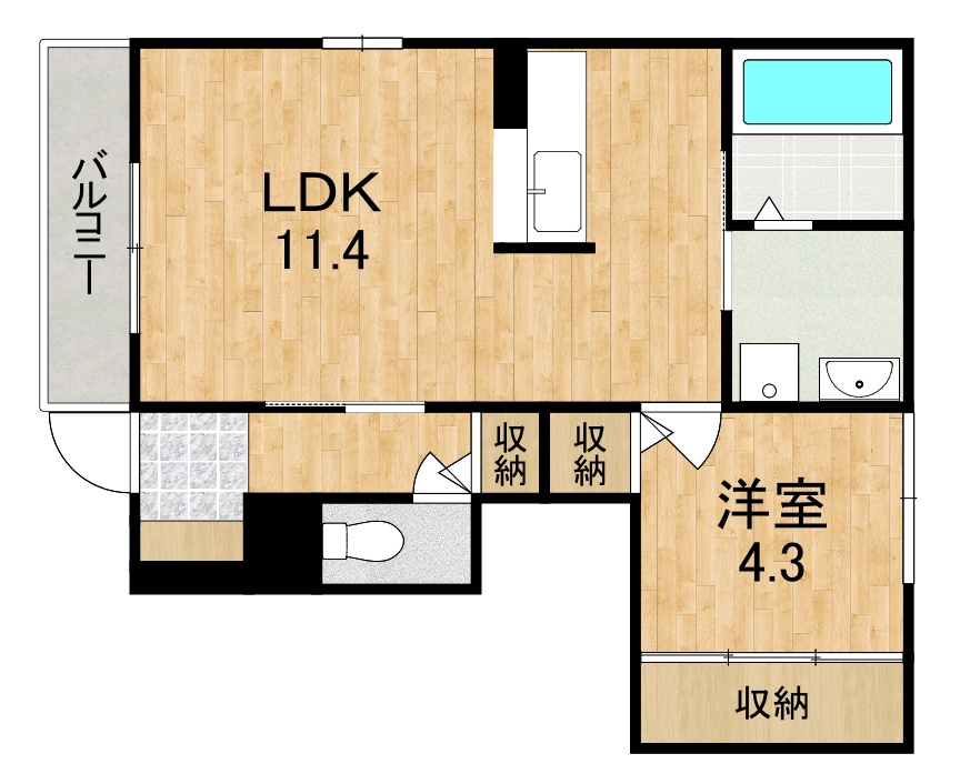 メゾン・Ｋ１４の間取り