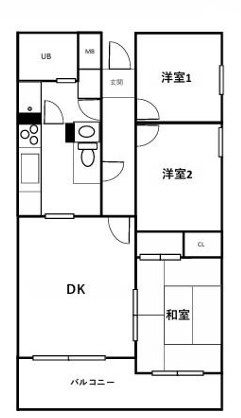 西浦和ガーデンの間取り