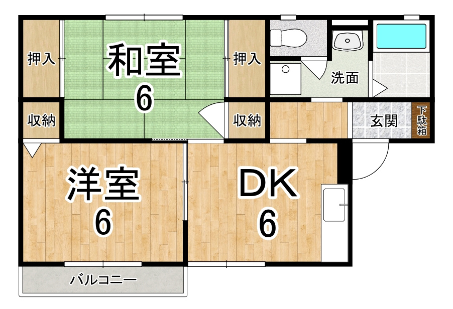 サンリッチの間取り