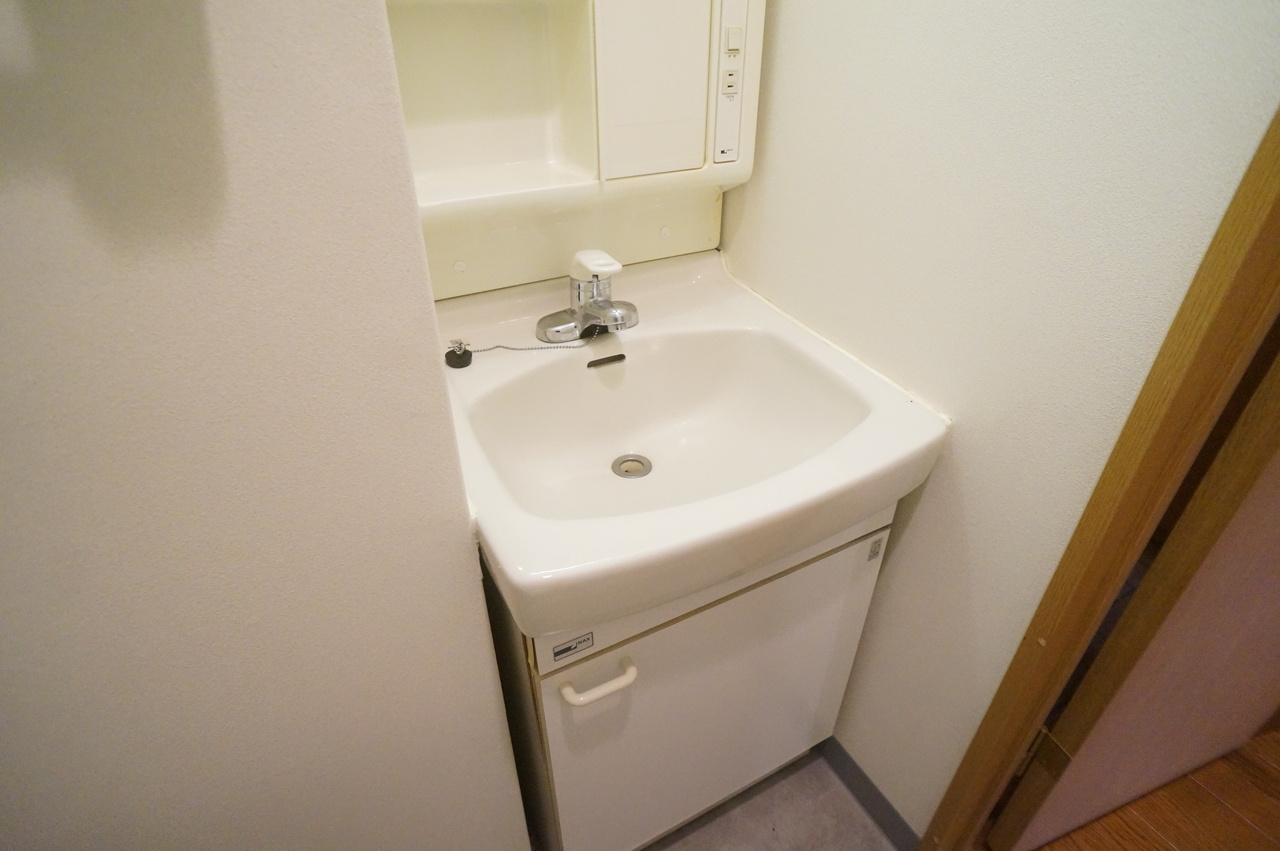 木津南パークサイドヴィレッヂの洗面所|忙しい朝には欠かせない洗面所です