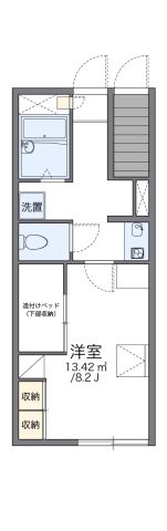 レオパレス悠(ハルカ)の間取り