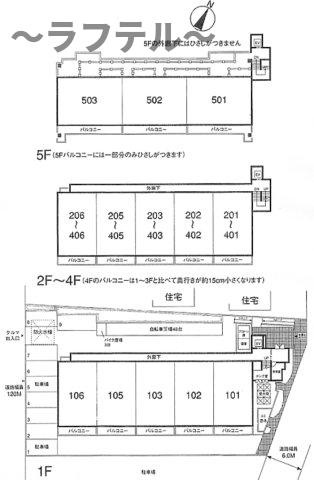 パインシルクふじみ野の区画図