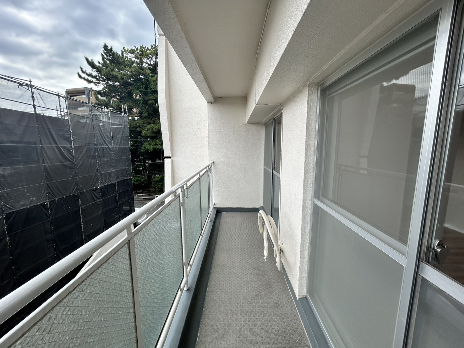 甲東園パークマンションのバルコニー