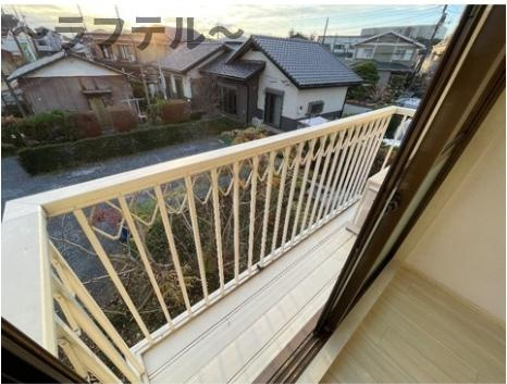 グリーンハイツ田中Ⅱのバルコニー