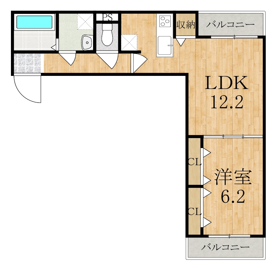 ラヴィエールⅡの間取り