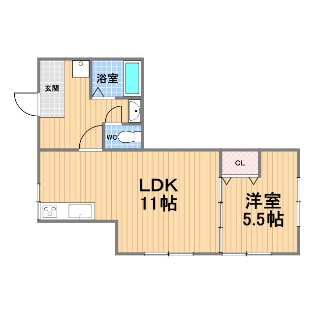 サンビレッジ甲子園口の間取り