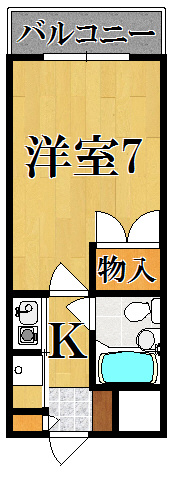 セカンドハウス８８　Ｂ棟の間取り
