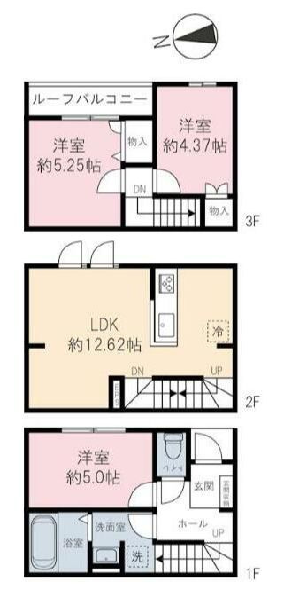 ベルリードの間取り