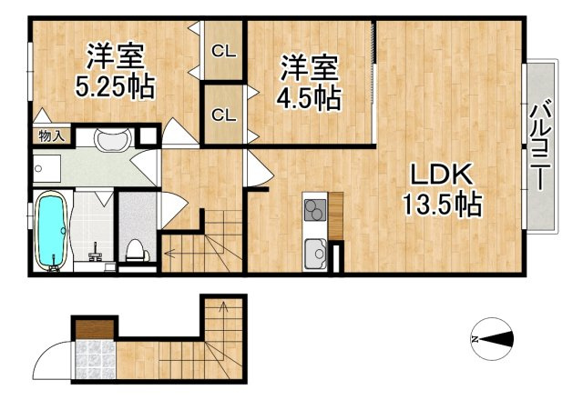 ヴィクトワールの間取り
