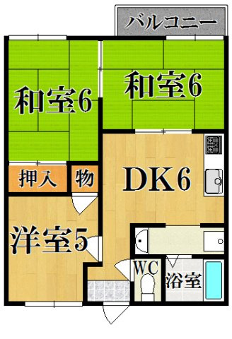 クリスタルパレス西の京の間取り