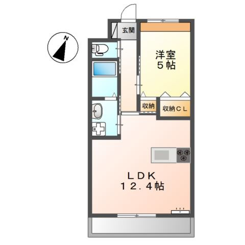 マノワールⅡの間取り