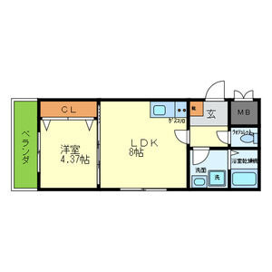 EDIFICE長居の間取り