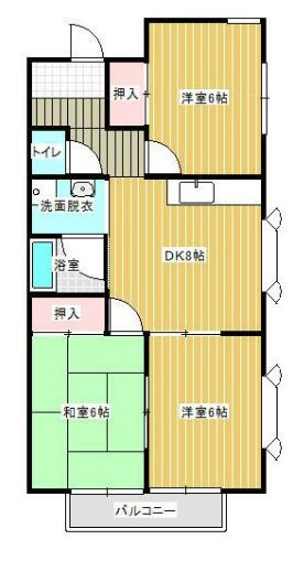 グリーンウッドAの間取り