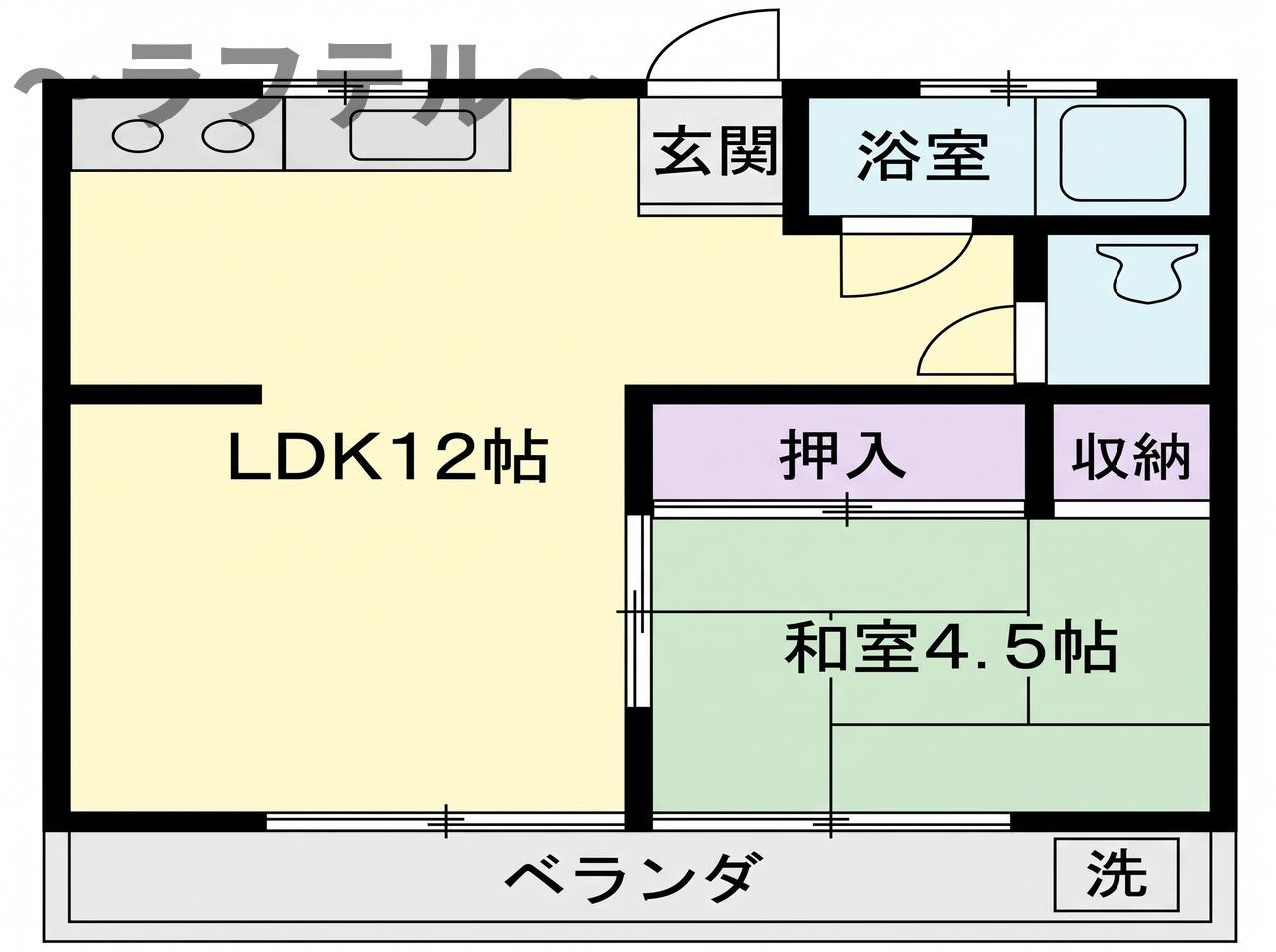 沢田ハイツの間取り