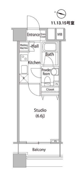 ファーストリアルタワー新宿の間取り