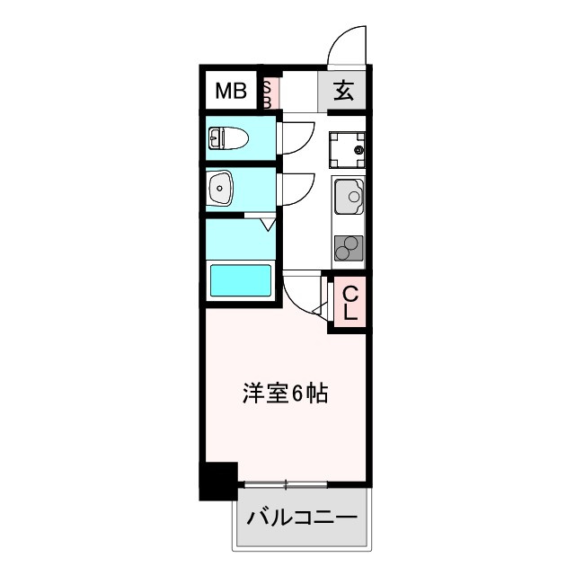 Le-Bear天王寺東の間取り