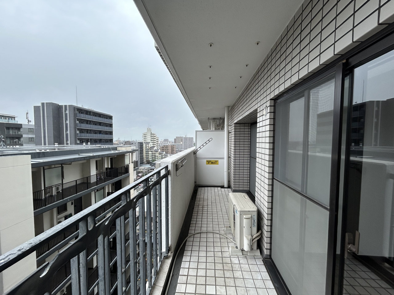 ライオンズシティ川口のバルコニー