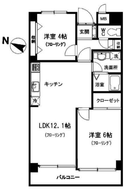 ライオンズシティ川口の間取り