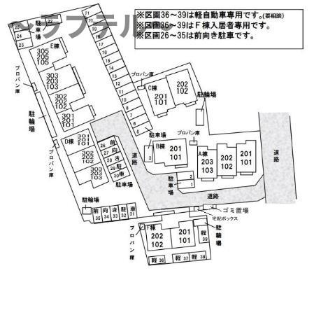 グラウクス　Bの区画図