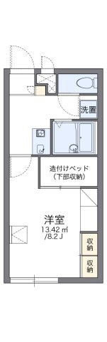 レオパレスインフォレスタⅡの間取り
