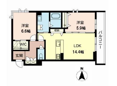 ノール　ノーブルの間取り