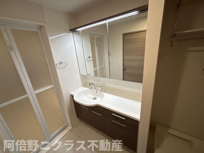 グランピース駒川の洗面所