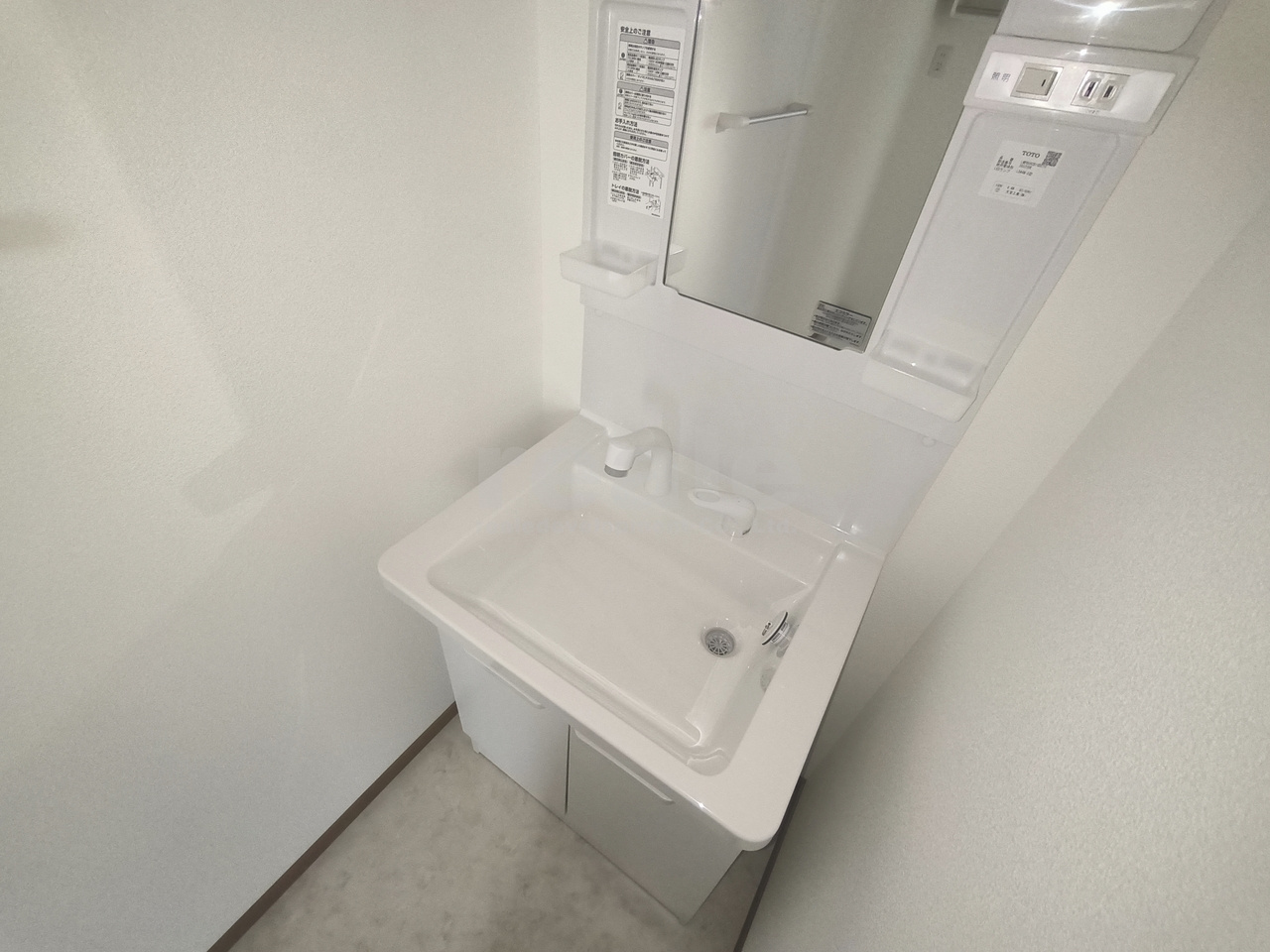 練馬区関町北３丁目の賃貸マンションの洗面所